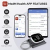image:imageOklar Blood Pressure Monitor Bluetooth Upper Arm BP Machine for Home UseBlack